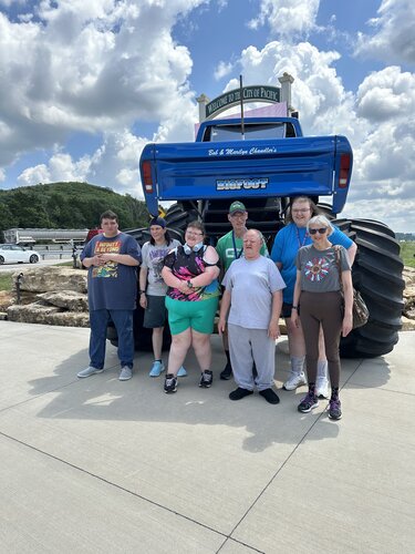 several in front of big foot